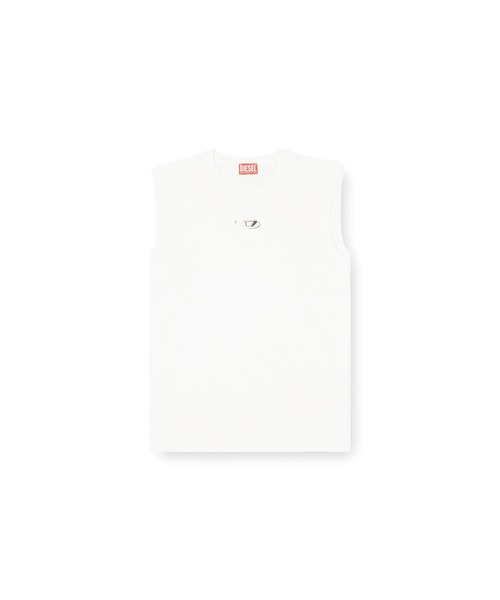 DIESEL（ディーゼル）の「メンズ スリーブレスカットソー T-BISCO-IOD（Tシャツ/カットソー・メンズ・ブラック/オフホワイト/グリーン系その他・SMALL/X-SMALL/X-LARGE/LARGE/MEDIUM/XXX-LARGE/XX-LARGE）」の6枚目の写真