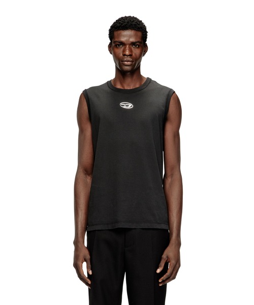 DIESEL（ディーゼル）の「メンズ スリーブレスカットソー T-BISCO-IOD（Tシャツ/カットソー・メンズ・ブラック/オフホワイト/グリーン系その他・SMALL/X-SMALL/X-LARGE/LARGE/MEDIUM/XXX-LARGE/XX-LARGE）」の11枚目の写真