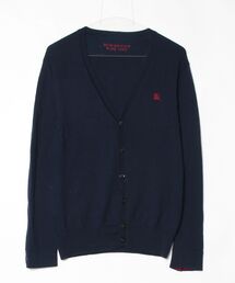 BURBERRY BLACK LABEL ジッパーカーディガン メンズ M BURBERRY BLACK LABEL （バーバリーブラックレーベル） ワンポイント
