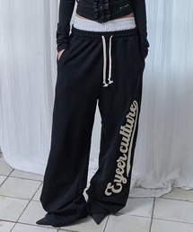 EYEER（イワイイアル）の「◇EYEER◇ブランド直輸入正規品 スクリプト ロゴ レイヤード スウェットパンツ SCRIPT LOGO LAYERD SWEATPANTS（スウェットパンツ）」