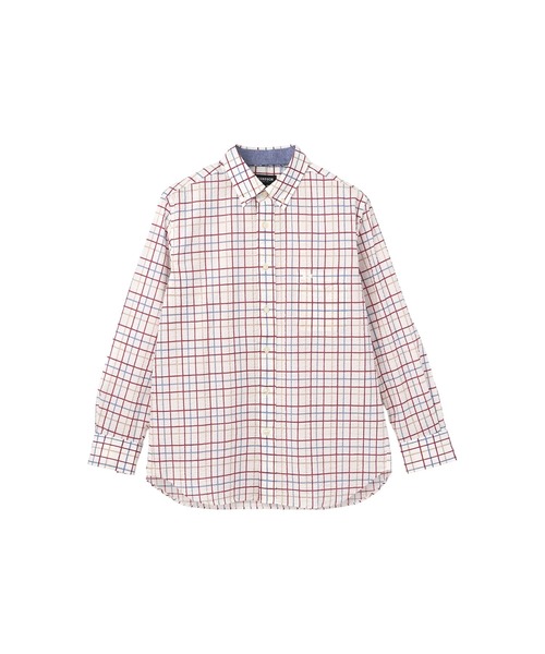 McGREGOR(マックレガー)の「手書き風チェックプリントサッカーシャツ(シャツ/ブラウス・メンズ・レッド/ブルー・L/XL/M)」の16枚目の写真