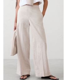 BANANA REPUBLIC FACTORY STORE（バナナリパブリック ファクトリーストア）の「BANANA REPUBLIC FACTORY STORE  ハイライズ リネンブレンド ワイドレッグパンツ（その他パンツ）」