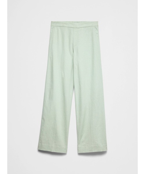 BANANA REPUBLIC FACTORY STORE(バナナリパブリック ファクトリーストア)の「BANANA REPUBLIC FACTORY STORE ハイライズ リネンブレンド ワイドレッグパンツ(その他パンツ・レディース・ベージュ/ホワイト/ブルー/ベージュ系その他/グリーン・L/S/XS/M)」の21枚目の写真