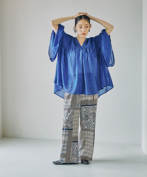LEPSIM(レプシィム)の「ペイズリー柄パンツ 656661(その他パンツ・レディース・ブラック系その他/ブラウン系その他/レッド系その他・FREE)」の17枚目の写真