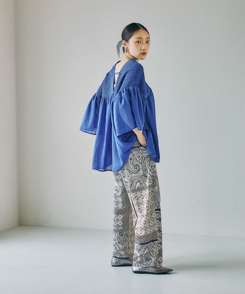 LEPSIM(レプシィム)の「ペイズリー柄パンツ 656661(その他パンツ・レディース・ブラック系その他/ブラウン系その他/レッド系その他・FREE)」の18枚目の写真