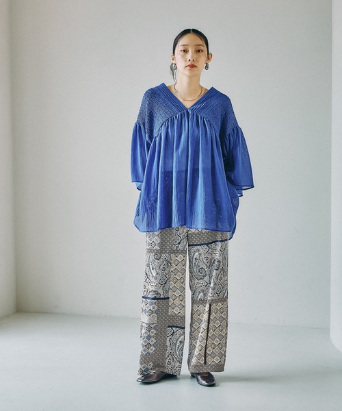 LEPSIM(レプシィム)の「ペイズリー柄パンツ 656661(その他パンツ・レディース・ブラック系その他/ブラウン系その他/レッド系その他・FREE)」の19枚目の写真