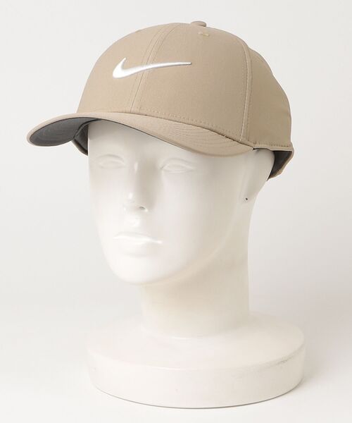NIKE(ナイキ)の「NIKE/ナイキ DF クラブ S CB P キャップ(キャップ・レディース・ブラック/ホワイト/ベージュ・L/XL/M/L)」の3枚目の写真