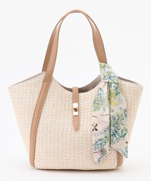 ANY SIS（エニィスィス）の「スカーフ付き カゴバッグ（かごバッグ）」