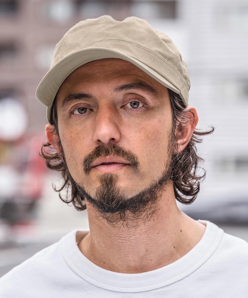 CAMBIO（カンビオ）の「mko13499-Classic Work Cap ワークキャップ(OP-261-BO009)（キャップ・メンズ・ブラック/ネイビー/ベージュ/グレー・FREE）」の3枚目の写真