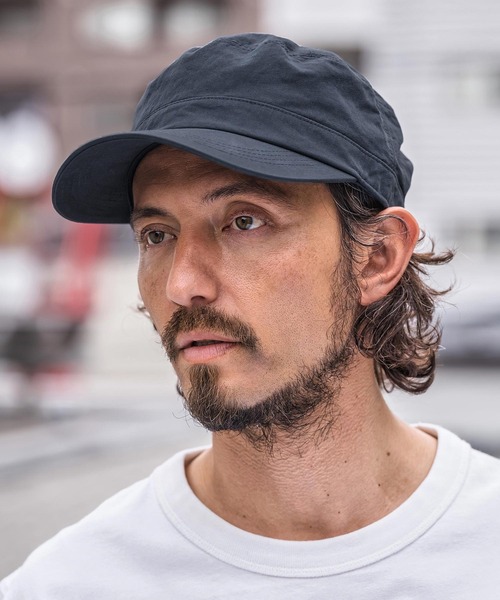 CAMBIO（カンビオ）の「mko13499-Classic Work Cap ワークキャップ(OP-261-BO009)（キャップ・メンズ・ブラック/ネイビー/ベージュ/グレー・FREE）」の4枚目の写真