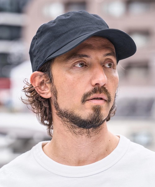 CAMBIO（カンビオ）の「mko13499-Classic Work Cap ワークキャップ(OP-261-BO009)（キャップ・メンズ・ブラック/ネイビー/ベージュ/グレー・FREE）」の5枚目の写真