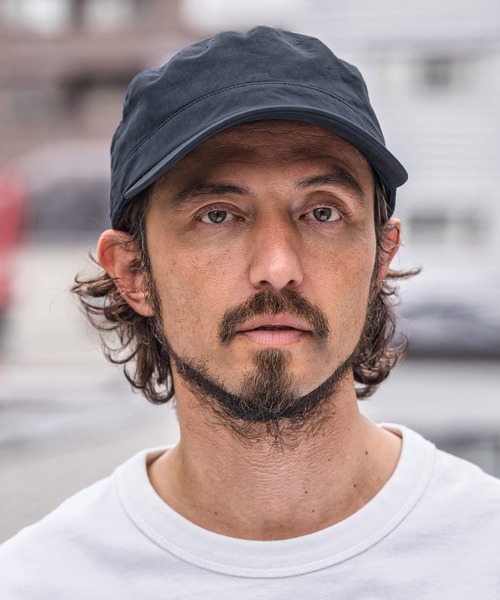 CAMBIO（カンビオ）の「mko13499-Classic Work Cap ワークキャップ(OP-261-BO009)（キャップ・メンズ・ブラック/ネイビー/ベージュ/グレー・FREE）」の7枚目の写真