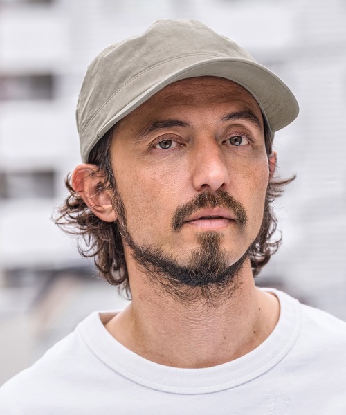 CAMBIO（カンビオ）の「mko13499-Classic Work Cap ワークキャップ(OP-261-BO009)（キャップ・メンズ・ブラック/ネイビー/ベージュ/グレー・FREE）」の9枚目の写真