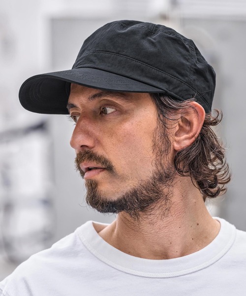 CAMBIO（カンビオ）の「mko13499-Classic Work Cap ワークキャップ(OP-261-BO009)（キャップ・メンズ・ブラック/ネイビー/ベージュ/グレー・FREE）」の12枚目の写真