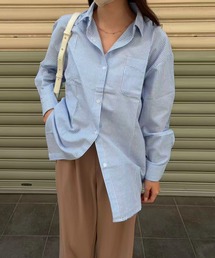 ルーズストライプシャツ