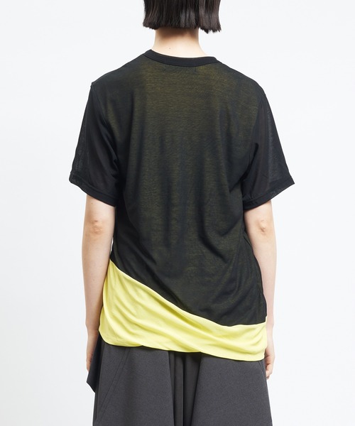 強撚カッティングT（Tシャツ/カットソー）｜gomme（ゴム）の