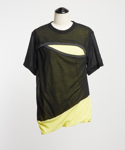 強撚カッティングT（Tシャツ/カットソー）｜gomme（ゴム）の