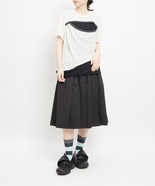 強撚カッティングT（Tシャツ/カットソー）｜gomme（ゴム）の