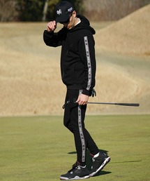 JOKER | 【DIVINER GOLF】裏毛テープ使いジップパーカー+ジョガーパンツ セットアップ メンズ ゴルフウェア スウェット 春服(セットアップ)