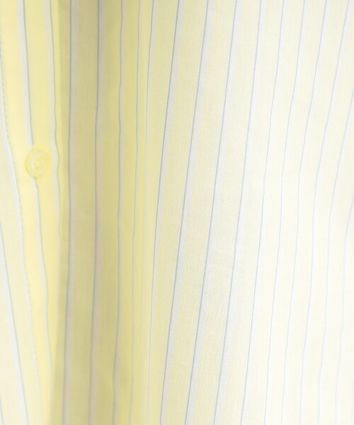 SHOO・LA・RUE（シューラルー）の「【体型カバー】バックギャザーで魅せる オーバーサイズシャツ（シャツ/ブラウス・レディース・ネイビー系2/イエロー系その他4/グリーン系3/ライトブルー・00）」の6枚目の写真