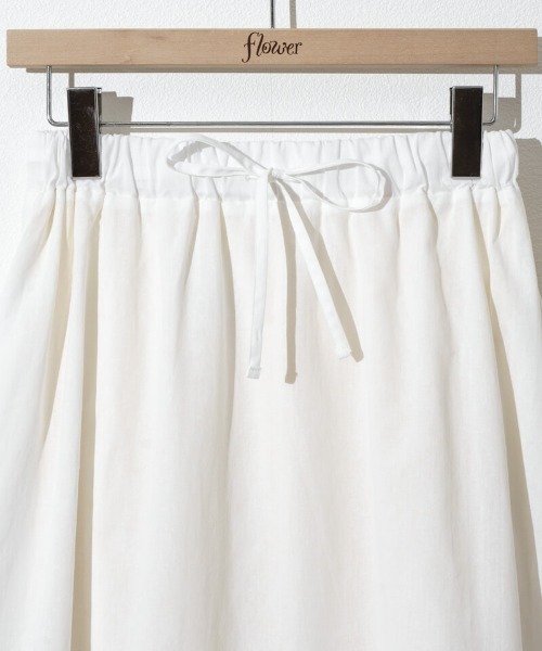 flower（フラワー）の「フローラルコットンスカート（スカート・レディース・ホワイト・FREE）」の8枚目の写真