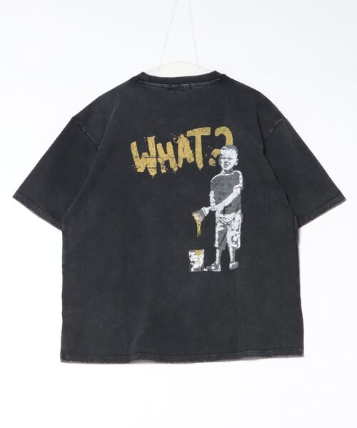BRANDALISED（ブランダライズド）の「WHAT? S/S Tシャツ（Tシャツ/カットソー・メンズ・ブラック・M/L/XL）」の3枚目の写真