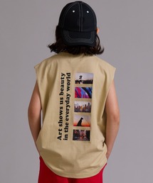 PAIRMANON STREET（ペアマノンストリート）の「【90-160cm】【綿100%】吸水速乾 グラフィックタンク【PAIRMANON STREET】（タンクトップ）」