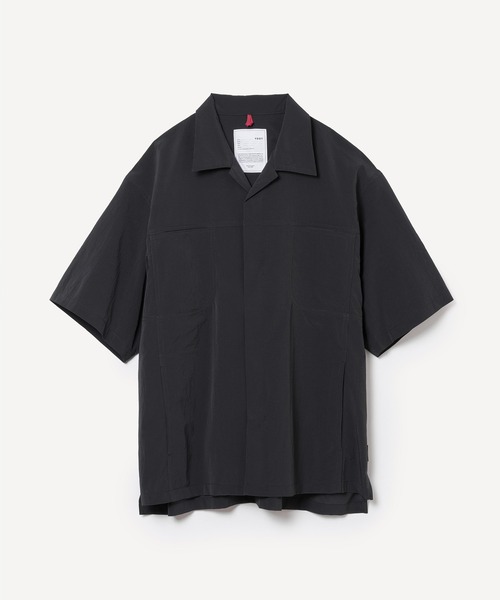YDOT（ワイドット）の「【YDOT】AIR VENT OPEN COLLAR S/S SHIRT（シャツ/ブラウス・メンズ・ブラック/グレー・M/L）」の2枚目の写真