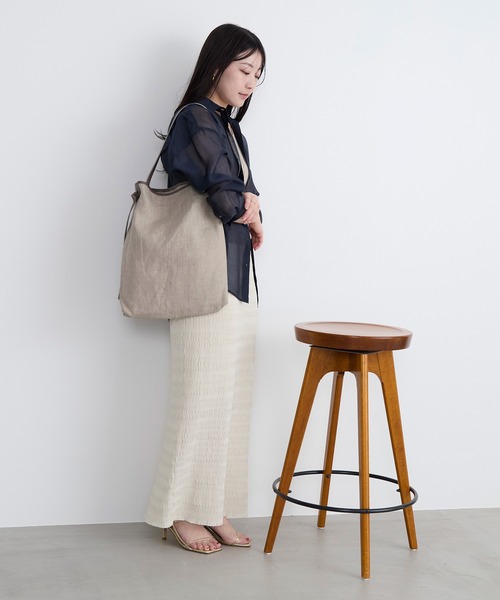 marco masi(マルコマージ)の「【MARCO MASI】リネンショルダートートバッグ(トートバッグ・レディース・オートミール・FREE)」の15枚目の写真