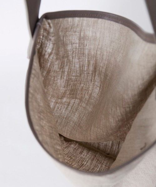 marco masi(マルコマージ)の「【MARCO MASI】リネンショルダートートバッグ(トートバッグ・レディース・オートミール・FREE)」の19枚目の写真