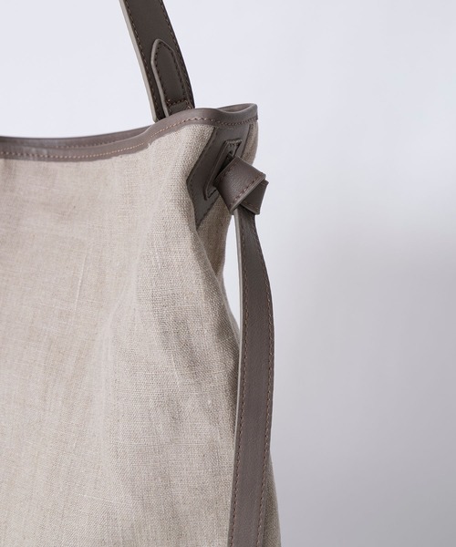 marco masi(マルコマージ)の「【MARCO MASI】リネンショルダートートバッグ(トートバッグ・レディース・オートミール・FREE)」の20枚目の写真