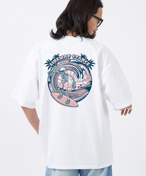 SIDEWAY STANCE（サイドウェイスタンス）の「【SIDEWAY STANCE】グラフィック プリント 半袖Tシャツ（Tシャツ/カットソー・メンズ・ホワイト系2/ホワイト/ブラック/ホワイト系5/ホワイト系3/ブラック系その他5/ブラック系その他3/ブラック系/ホワイト系その他4/ホワイト系その他2/ブラック系その他/ホワイト系1/ホワイト系/ブラック系3/ブラック系1/ホワイト系6/ホワイト系4/ブラック系その他6/ブラック系その他4/ホワイト系その他3/ホワイト系その他/ブラック系4/ブラック系2/ブラック系その他2/ホワイト系その他6/ホワイト系その他5/ブラック系6/ブラック系5・LARGE/SMALL/MEDIUM）」の14枚目の写真