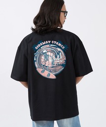 【SIDEWAY STANCE】グラフィック プリント 半袖Tシャツ