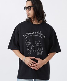【SIDEWAY STANCE】グラフィック プリント 半袖Tシャツ