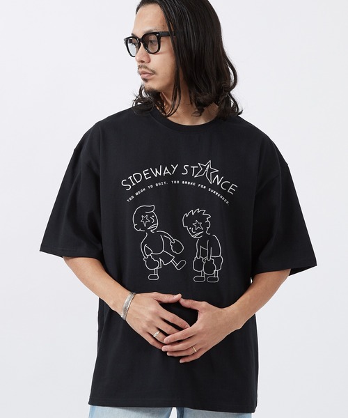 SIDEWAY STANCE（サイドウェイスタンス）の「【SIDEWAY STANCE】グラフィック プリント 半袖Tシャツ（Tシャツ/カットソー・メンズ・ホワイト系2/ホワイト/ブラック/ホワイト系5/ホワイト系3/ブラック系その他5/ブラック系その他3/ブラック系/ホワイト系その他4/ホワイト系その他2/ブラック系その他/ホワイト系1/ホワイト系/ブラック系3/ブラック系1/ホワイト系6/ホワイト系4/ブラック系その他6/ブラック系その他4/ホワイト系その他3/ホワイト系その他/ブラック系4/ブラック系2/ブラック系その他2/ホワイト系その他6/ホワイト系その他5/ブラック系6/ブラック系5・LARGE/SMALL/MEDIUM）」の17枚目の写真