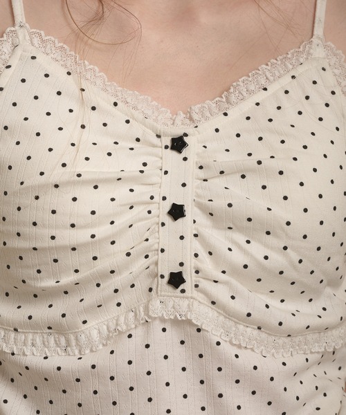 hazyl(ヘイジル)の「eyelet gather camisole/アイレットギャザーキャミソール(キャミソール・レディース・グレー系その他/オフホワイト/ホワイト系その他/カーキ・フリー)」の12枚目の写真