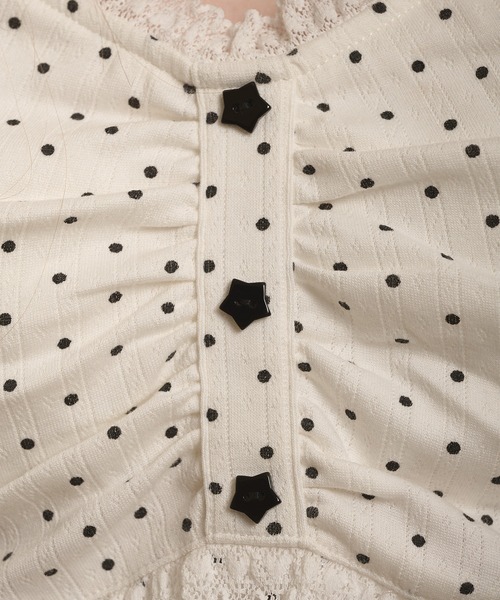 hazyl(ヘイジル)の「eyelet gather camisole/アイレットギャザーキャミソール(キャミソール・レディース・グレー系その他/オフホワイト/ホワイト系その他/カーキ・フリー)」の13枚目の写真