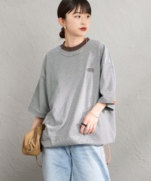 UNIVERSAL OVERALL（ユニバーサルオーバーオール）の「[UNIVERSAL OVERALL ユニバーサルオーバーオール] 別注 ドローコード付き ワイドシルエットTシャツ（Tシャツ/カットソー）」