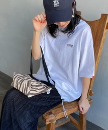 UNIVERSAL OVERALL（ユニバーサルオーバーオール）の「[UNIVERSAL OVERALL ユニバーサルオーバーオール] 別注 ドローコード付き ワイドシルエットTシャツ（Tシャツ/カットソー）」