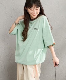 UNIVERSAL OVERALL（ユニバーサルオーバーオール）の「[UNIVERSAL OVERALL ユニバーサルオーバーオール] 別注 ドローコード付き ワイドシルエットTシャツ（Tシャツ/カットソー）」