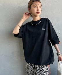 UNIVERSAL OVERALL（ユニバーサルオーバーオール）の「[UNIVERSAL OVERALL ユニバーサルオーバーオール] 別注 ドローコード付き ワイドシルエットTシャツ（Tシャツ/カットソー）」