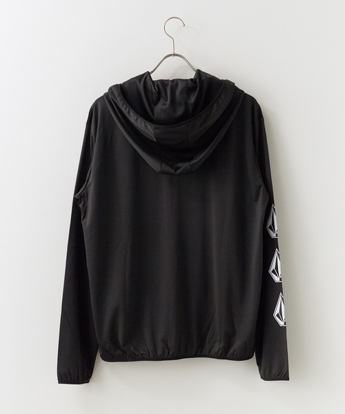 VOLCOM(ボルコム)の「VOLCOM/ボルコム PISTOL STONE RASH ZIP PARKA 長袖ラッシュガード 2026年春夏(パーカー・メンズ・ホワイト/ブラック・M/L/XL)」の3枚目の写真