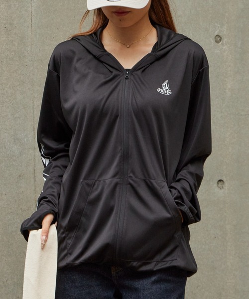 VOLCOM(ボルコム)の「VOLCOM/ボルコム PISTOL STONE RASH ZIP PARKA 長袖ラッシュガード 2026年 夏 夏服(パーカー・メンズ・ホワイト/ブラック・M/L/XL)」の20枚目の写真