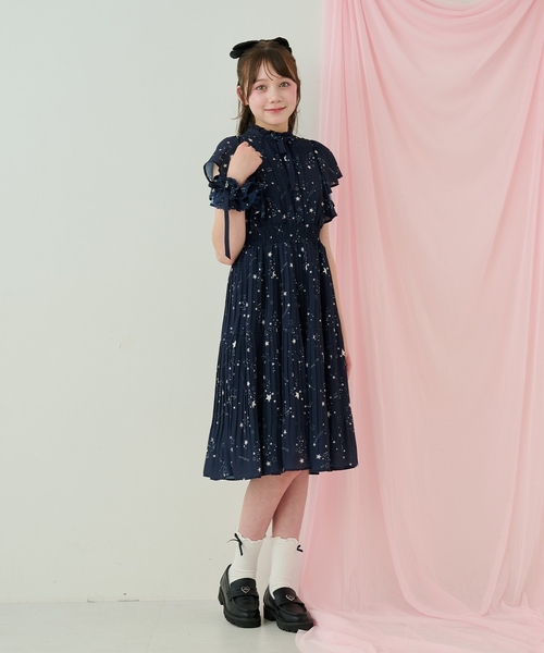 mezzo piano Junior(メゾピアノジュニア)の「メロー&リボンソックス(ソックス/靴下・キッズ・ラベンダー/ブラック/オフホワイト・S(22-25cm))」の6枚目の写真