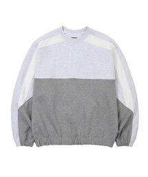 AJOBYAJO（アジョバイアジョ）の「Tri Mixed Sweatshirt [MELANGE GREY]（スウェット）」