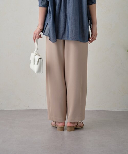 Jena espace merveilleux（ジェナ　エスパスメルヴェイユ）の「ウエストライントロミパンツ（その他パンツ・レディース・チャコールグレー/オフホワイト/ベージュ・FREE）」の18枚目の写真