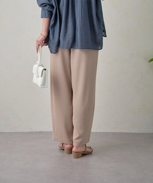 Jena espace merveilleux（ジェナ　エスパスメルヴェイユ）の「ウエストライントロミパンツ（その他パンツ・レディース・チャコールグレー/オフホワイト/ベージュ・FREE）」の21枚目の写真