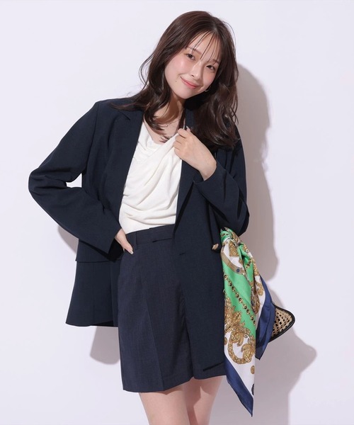 Mystrada(マイストラーダ)の「ドレープニット(ニット/セーター・レディース・ブラック/レッド/ピンク/ホワイト・38)」の14枚目の写真