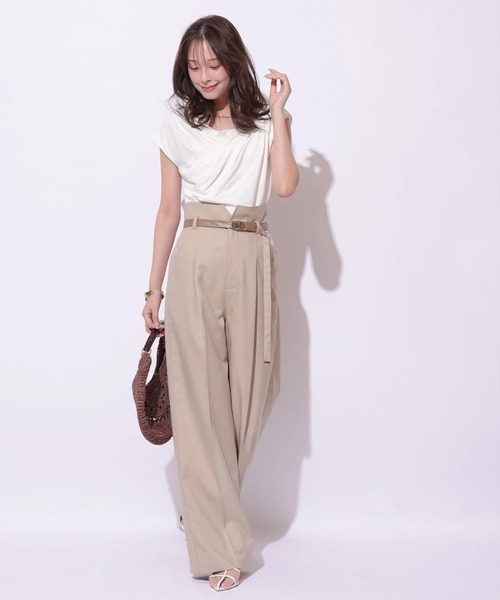 Mystrada(マイストラーダ)の「ドレープニット(ニット/セーター・レディース・ブラック/レッド/ピンク/ホワイト・38)」の21枚目の写真