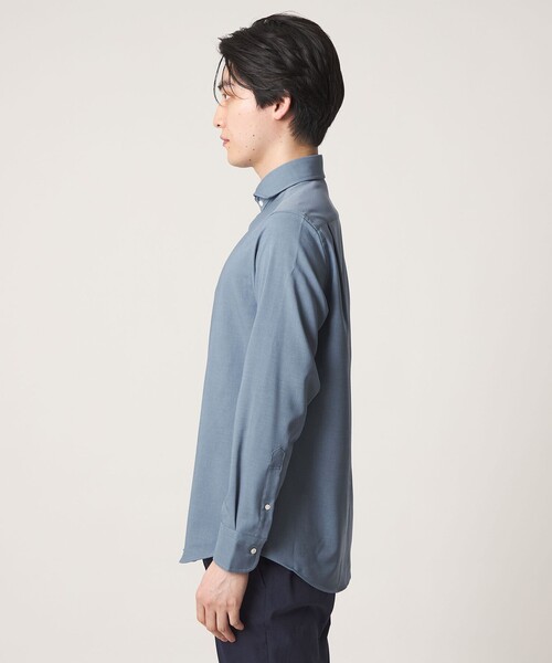 A DAY IN THE LIFE UNITED ARROWS(アデイインザライフユナイテッドアローズ)の「ハイツイスト カッタウェイカラーシャツ-イージーケア・吸水速乾-<A DAY IN THE LIFE>(シャツ/ブラウス・メンズ・ライトブルー/ロイヤルブルー/ホワイト・S/M/L/XL)」の11枚目の写真